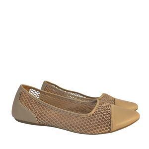 torrid Tan Mesh Ballet Flats size 10WW